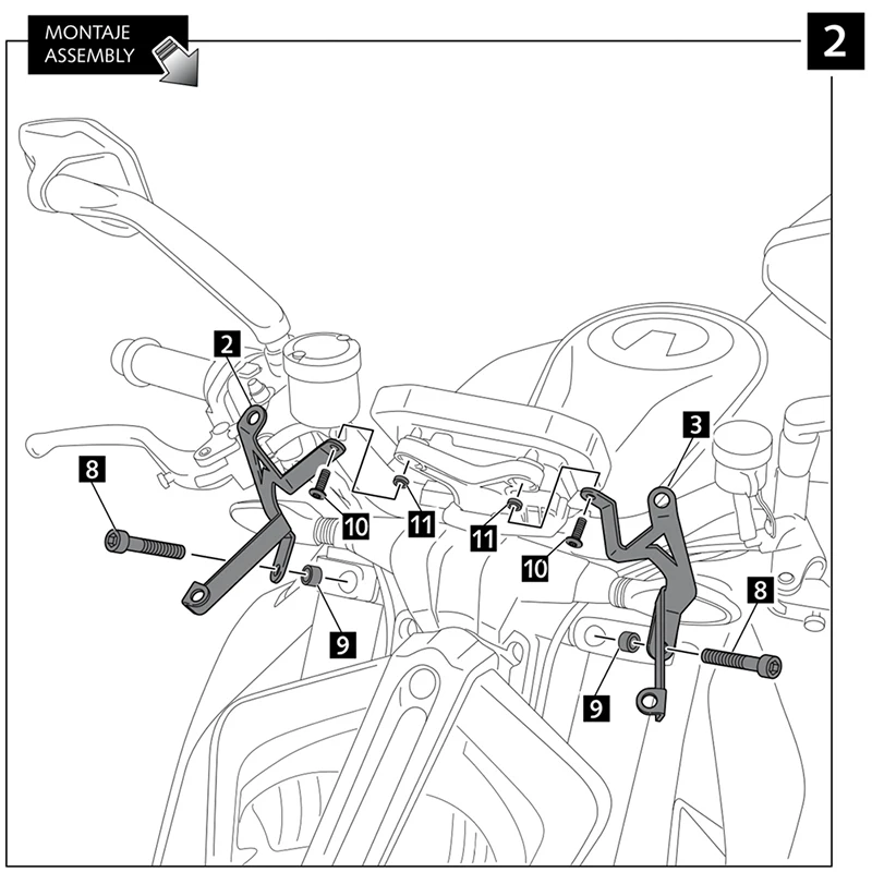 Motorcycle Windshield Windscreen Visor Fits For Duke 390 2017-2020 Wind Deflector Shield Screen with Bracket Accessories