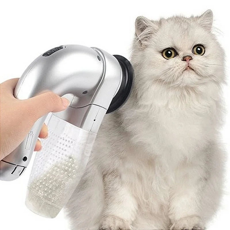 Electric Pet Hair Sucker Portable Vacuum Cleaner Remover Brush Cat And Dog Comb Grooming Suction Device Pet Accessories