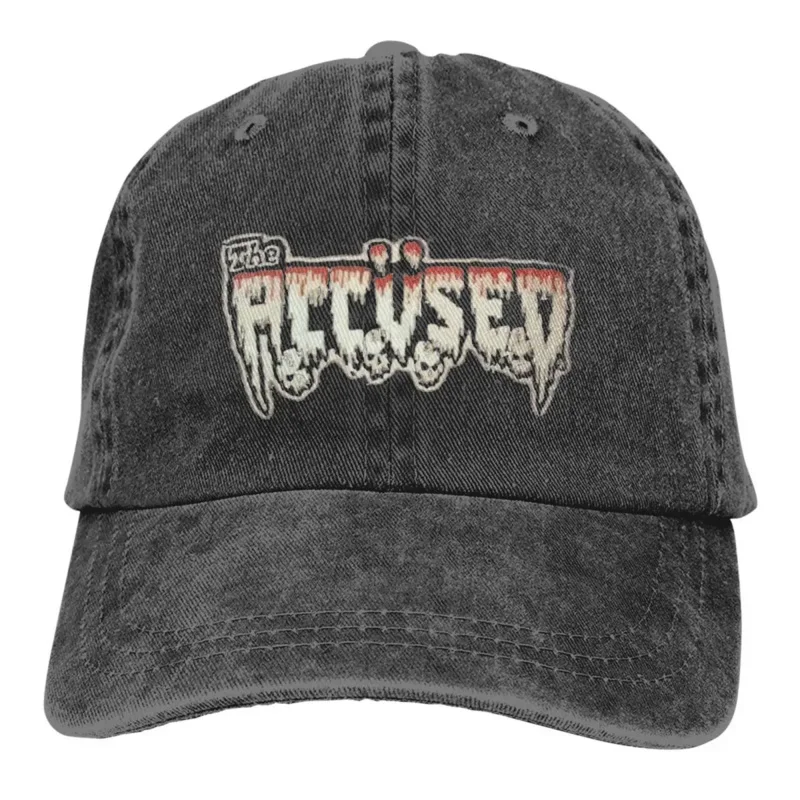 The Accused Baseball Cap Men Hats Women Visor Protection Snapback Black Metal Caps