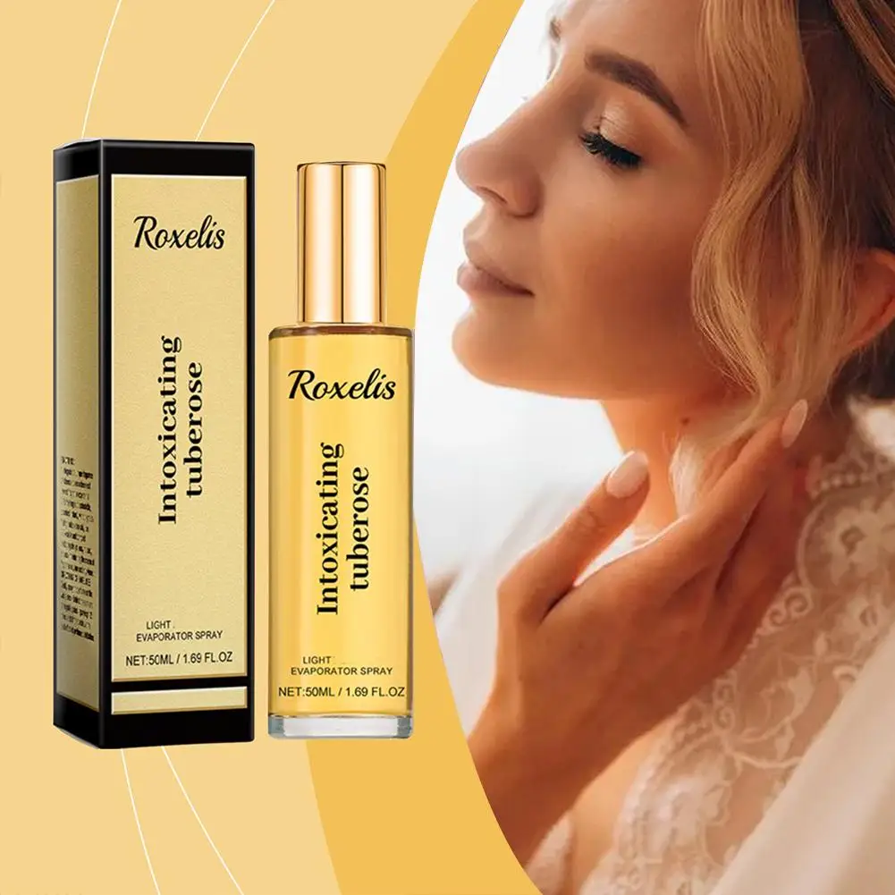 Perfume de fragancia ligera para mujer, colgante para citas, liberación duradera, Aroma corporal fresco, aroma Floral de tuberosa, Perfume femenino elegante