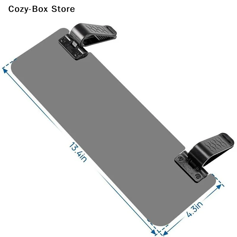 [ZY]Universal Car Sun Visor Extender Adjustable Anti Glare Driving Shield Extended Sun Visor With Dual Clip For Truck Windshield - view 6