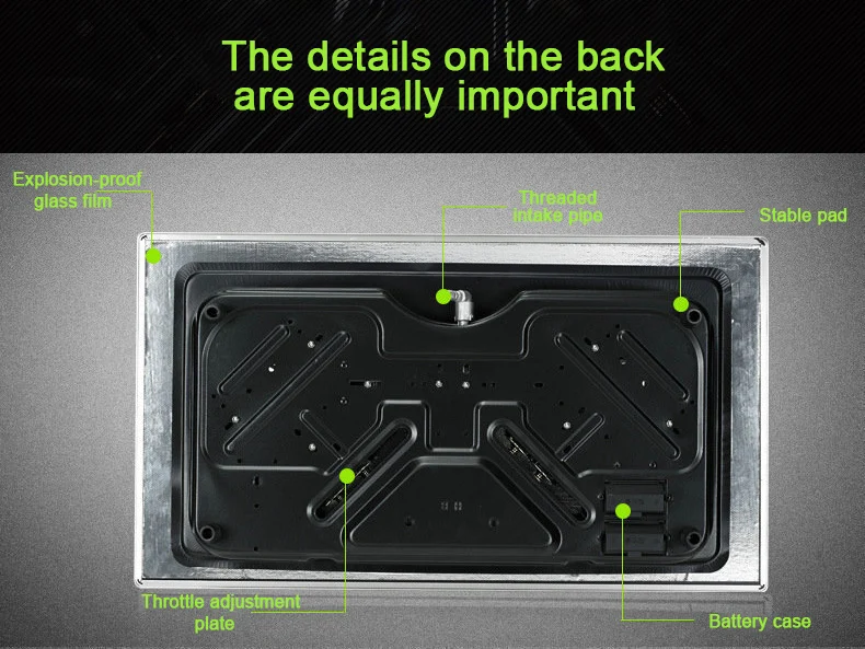 ダブルバーナーガスコンロ - 強化ガラス製ビルトインコンロ、電子点火式、モダンなキッチン向け省エネ