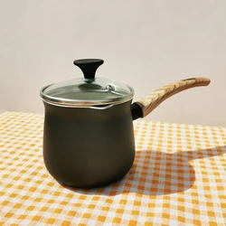 800ml, Türkiye coffee pot, Medical stone coating boiling milk pot, Household small noodle pot, Baby complementary food Pot