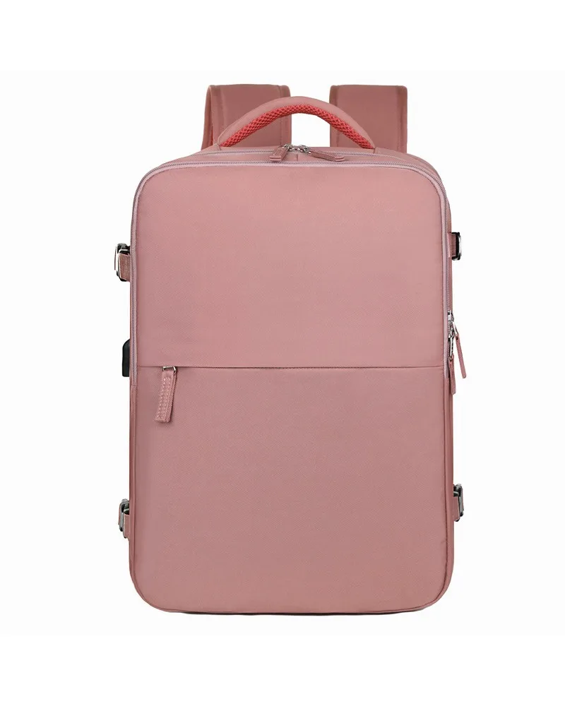 Backpack Women's Large Capacity Backpack Multifunctional 15.6 Inch Computer Bag Strap Shoe compartment Dry and wet separation