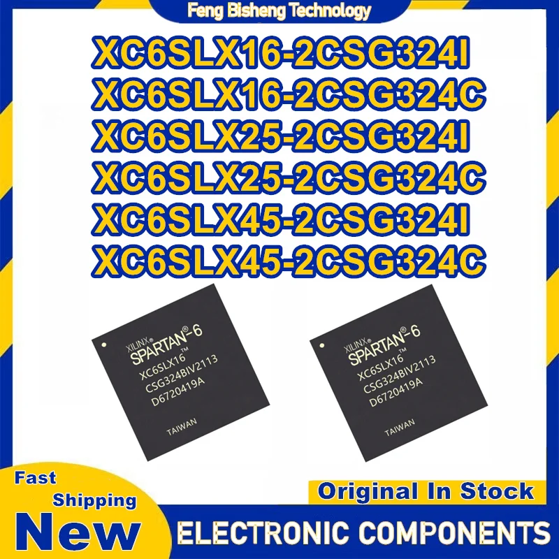 XC6SLX16-2CSG324I XC6SLX16-2CSG324C XC6SLX25-2CSG324I XC6SLX25-2CSG324C XC6SLX45-2CSG324I XC6SLX45-2CSG324C بغا IC رقاقة في المخزون