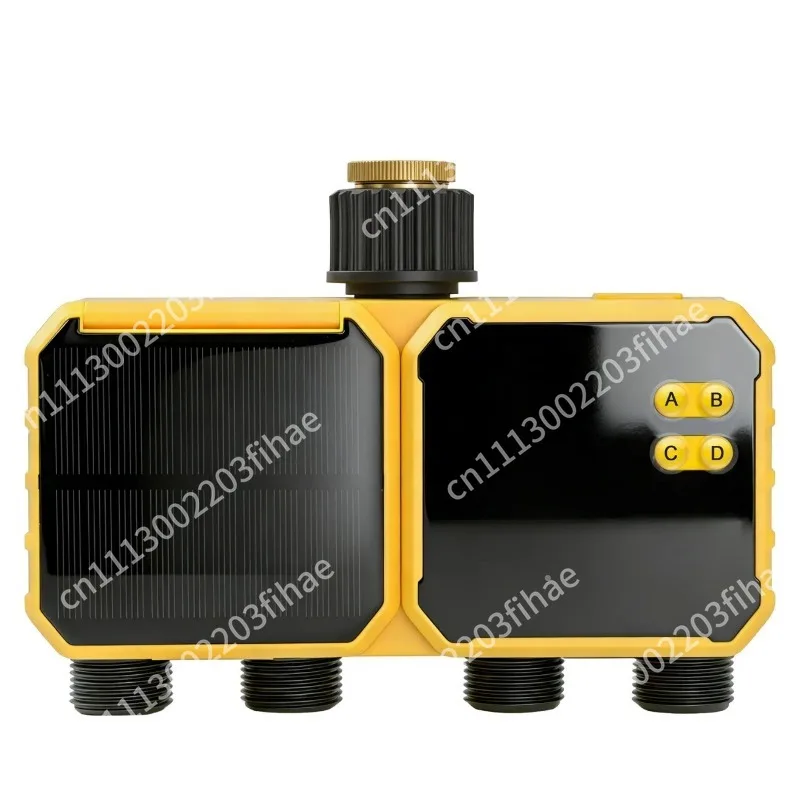 Connect micro spray, four valve controller timer garden swimming pool vegetable garden watering controller