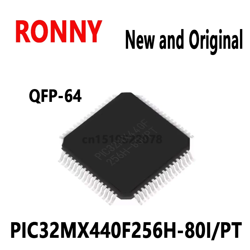 

1PCS New and Original PIC32MX440F 256H-80I/PT QFP-64 PIC32MX440F256H-80I/PT