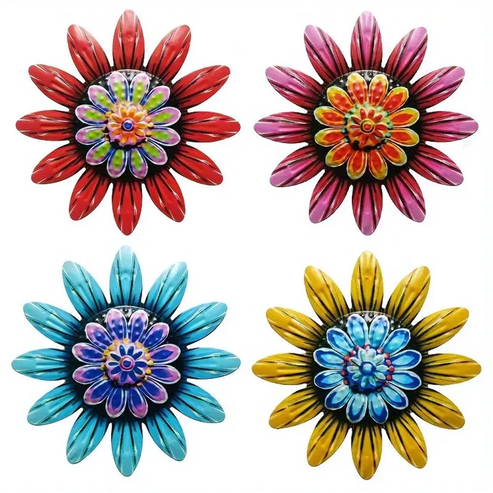 for versatile Indoor Outdoor Decor Artificial Artistic Sculptures Garden Decor Artificial for daisies Easy Installation