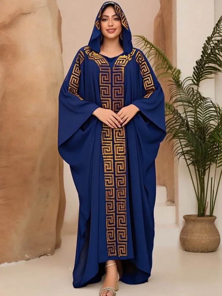 

African Dresses For Women Muslim Fashion Abayas Boubou Dashiki Ankara Outfits Evening Gown Dubai Kaftan Abaya Robe Marocaine