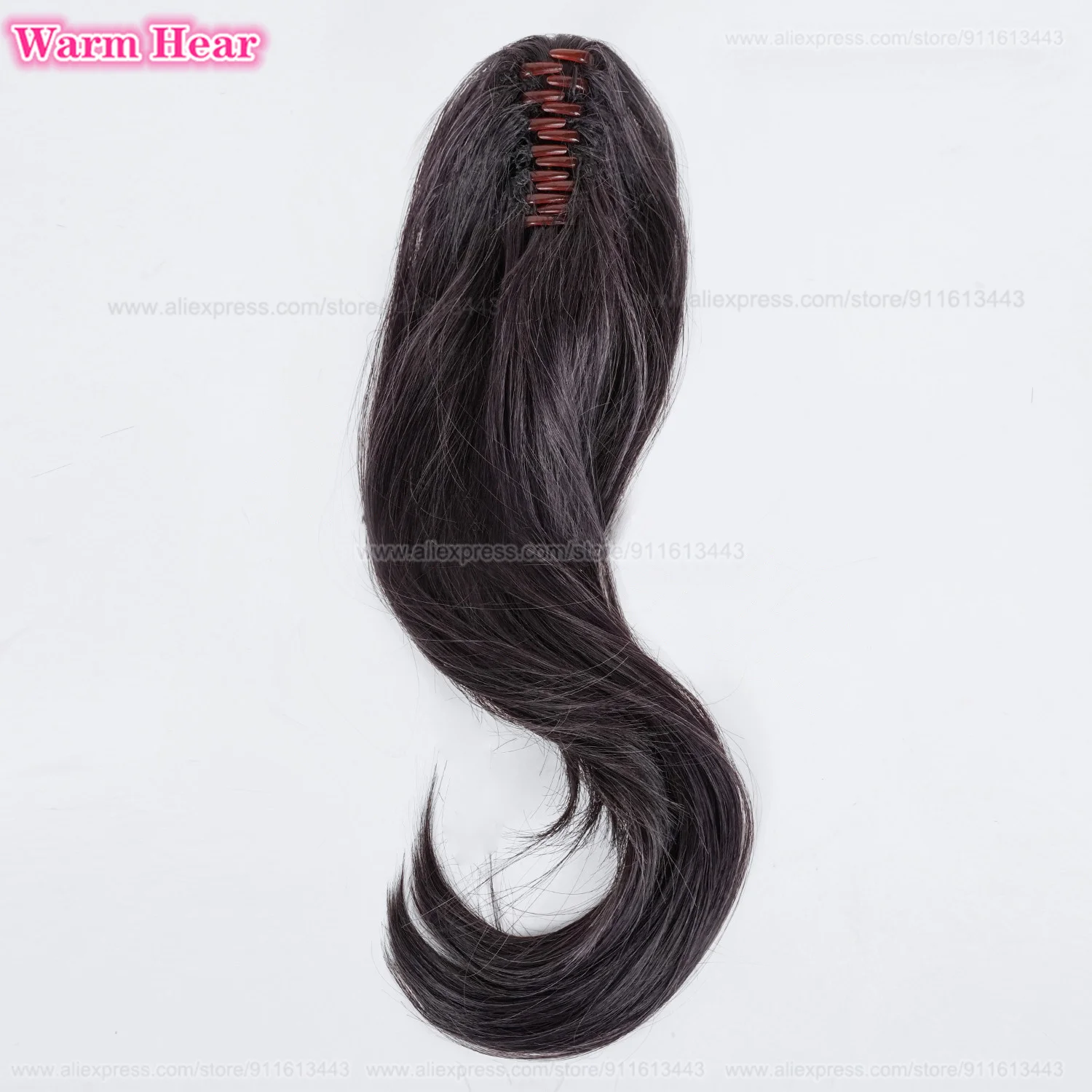 Perruque de cosplay synthétique Ame Rain, perruques Anime noires, cheveux de degré de chaleur, perruques Kawaii Angel-Chan KAngel, haute qualité, OMG, 45cm