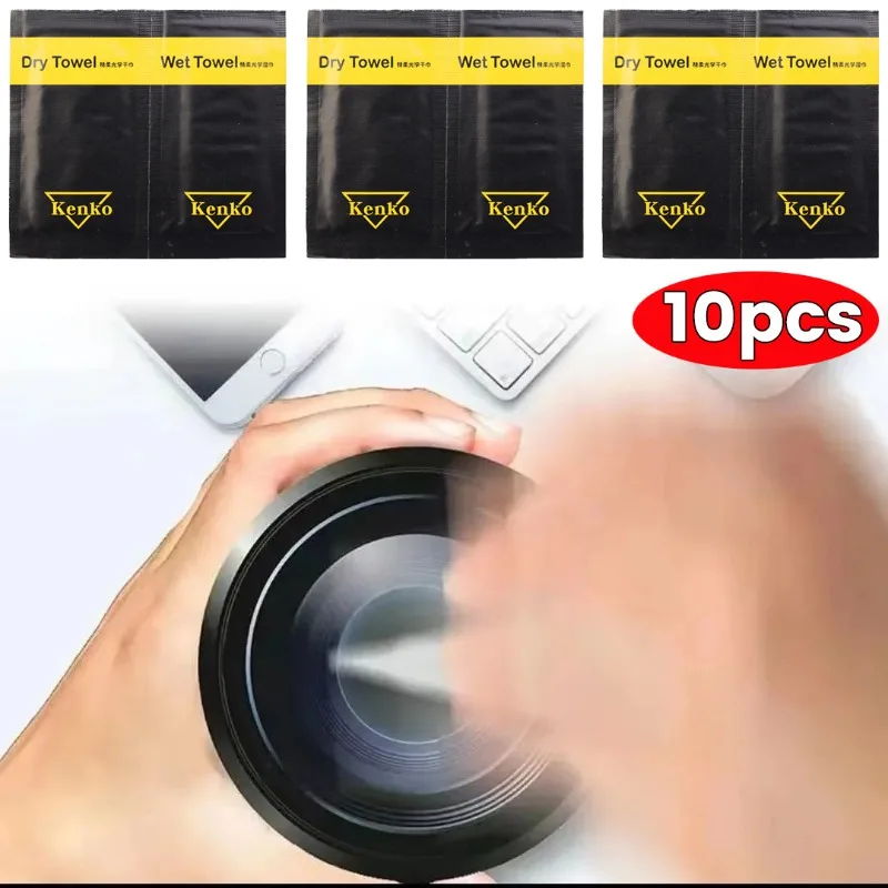 10/1Pcs Screen Protector Wet Dry Wipe Paper Removal Dust Cleaning Cloth for Camera Lens Glasses Multifunction Cleaner Tool