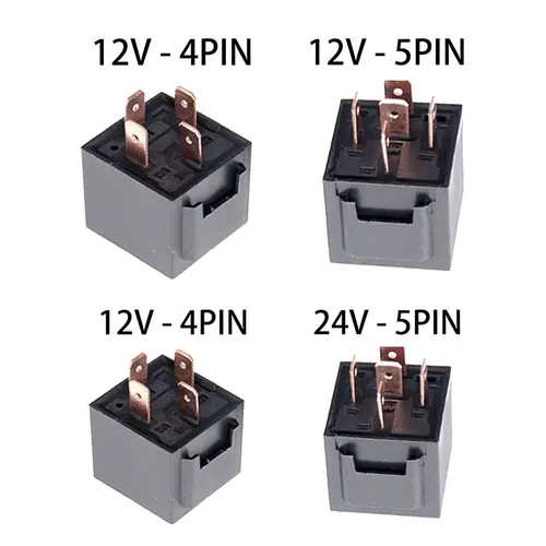 12V 24V 80A 4pin/5pin Impermeable Automotive Relay Coche Dispositivo de Control de Coche Plug-in Relés de Alta Capacidad de Conmutación