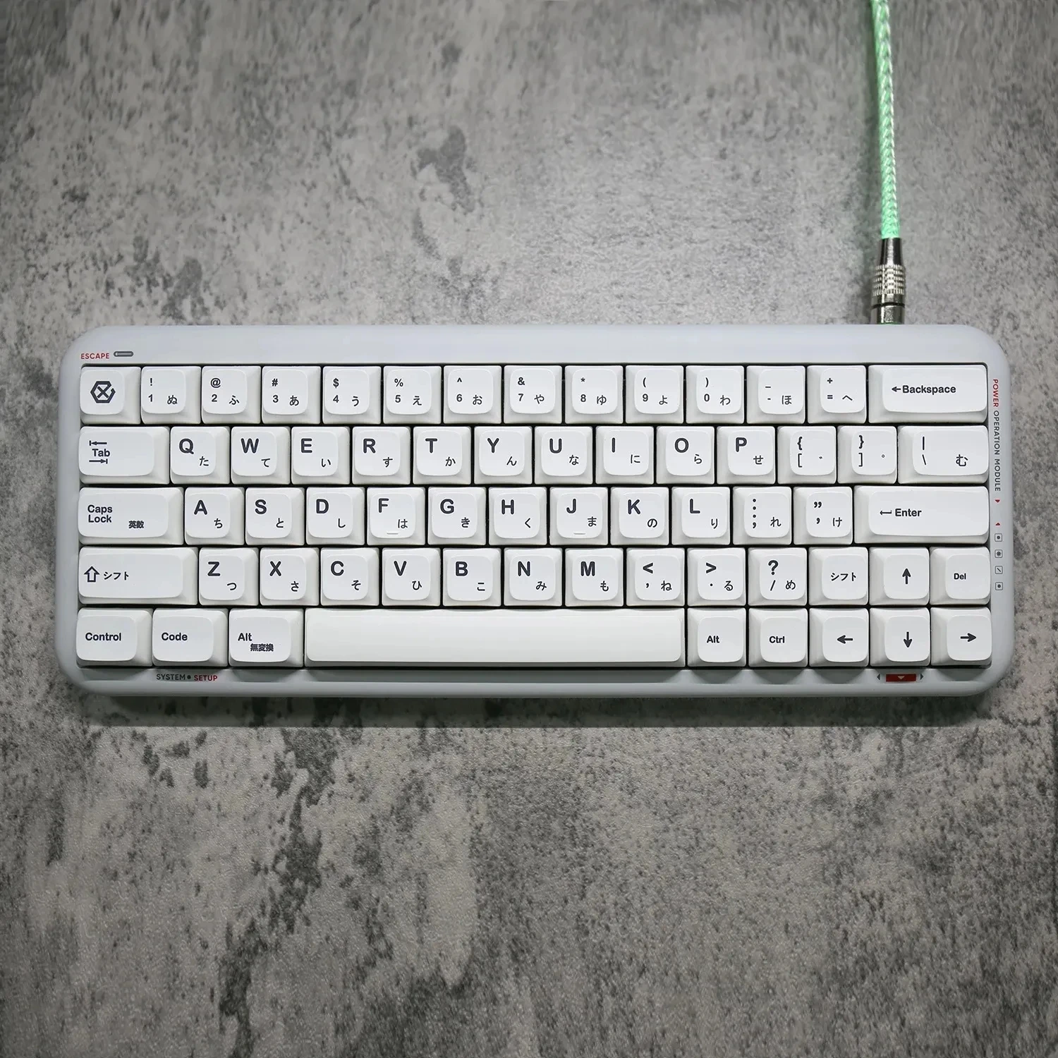 Gmk-ミニマリストオールホワイトキー,xdaプロファイル,日本語,Pbt,昇華,1.75u,2u shift,xkスイッチ用,135キー