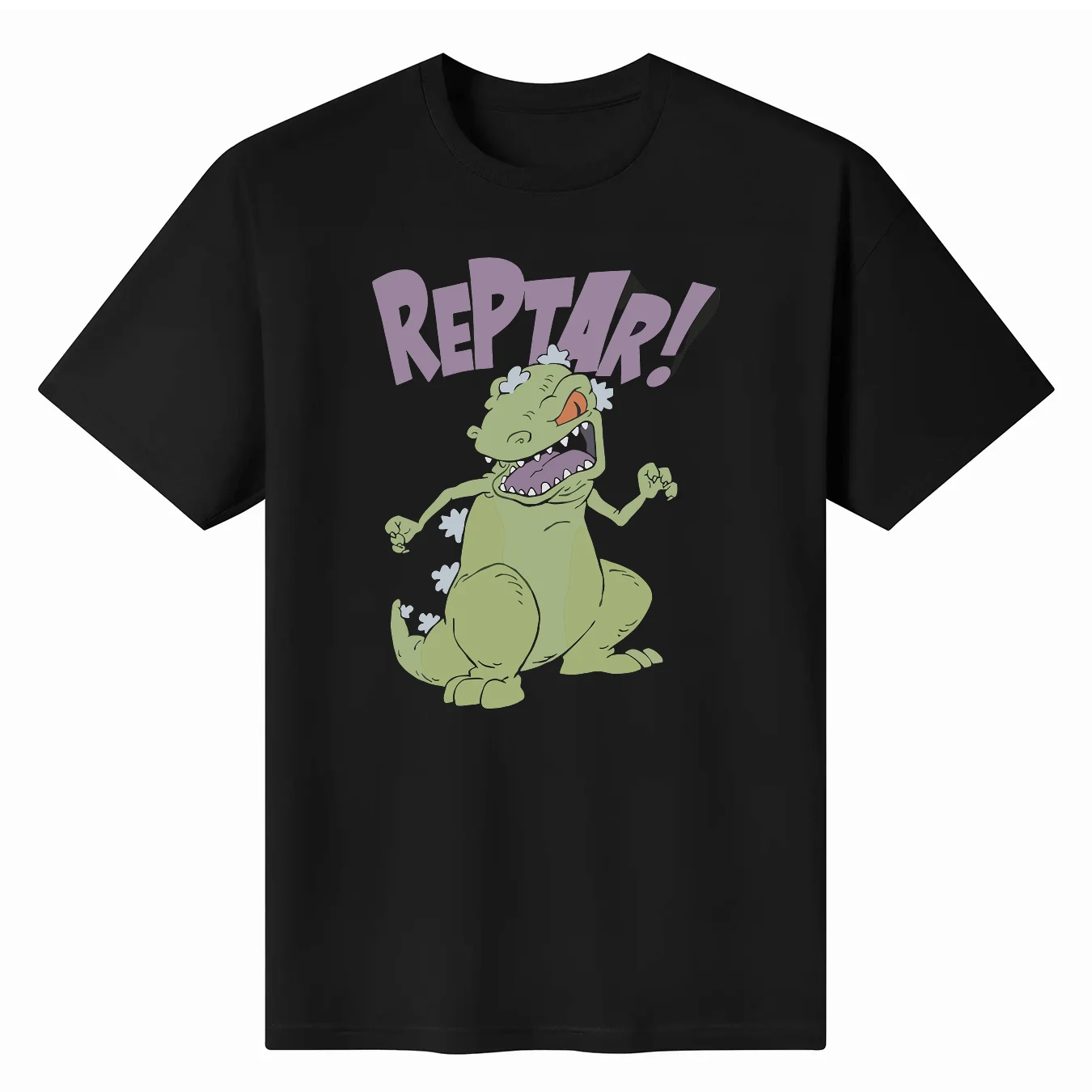 

New Hip Hop T-shirt Men Funny Cartoon Comics REPTAR Print Tops Tee Summer Casual Hipster High Street Oversized Streetwear Tshirt