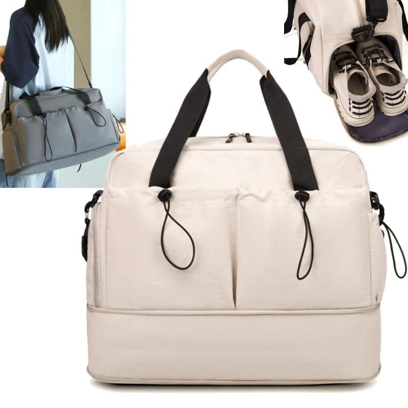 

Fitness Bag Gym Sport Dry Wet Handbag Large Capacity Travel Portable Luggage Bag with Shoes Compartment Carry On Crossbody Bag