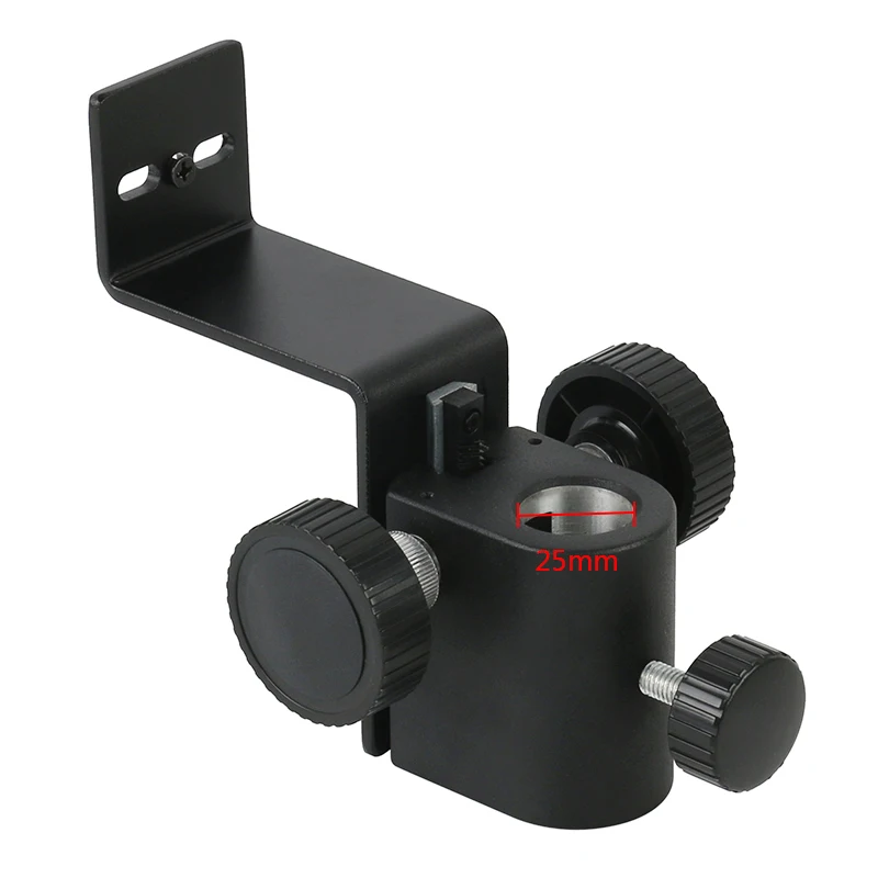 

Dia 25mm Pillar Installation Microscope Holder Focus Adjustable Lifting Bracket Industrial Electronic Camera Fixed Frame