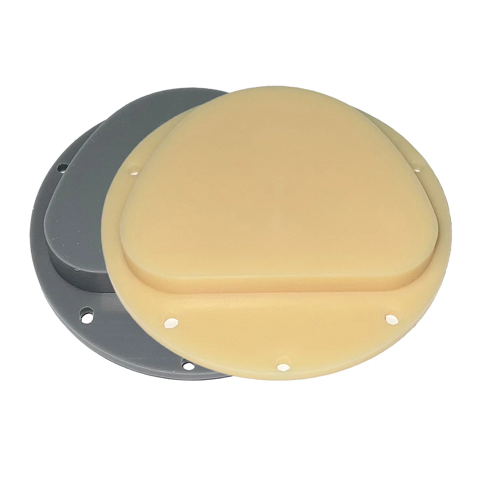 5pcs Dental Materials CAD CAM Wax Disks Dental Wax Block Disc Brown Gray Ivory Colors for Amann Girrbach