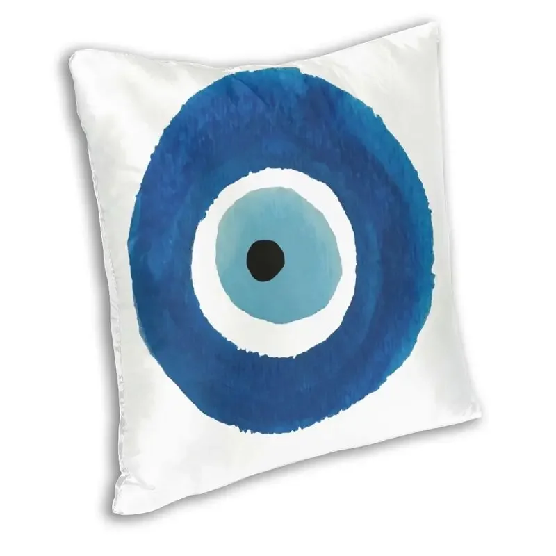 Watercolor Evil Eye Nazar Painting Nordic Throw Pillow Cover Decoracion Salon Case Hamsa Lucky Charm Car Cushion