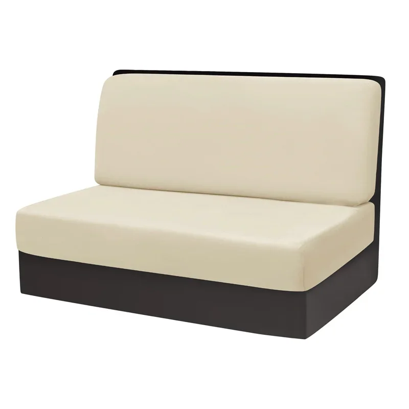2 stks/set Stretch Fluwelen Bankbank Cover RV Dinette Kussenhoezen Zachte Sofa Rugleuning Cover voor RV Camper Auto Decor