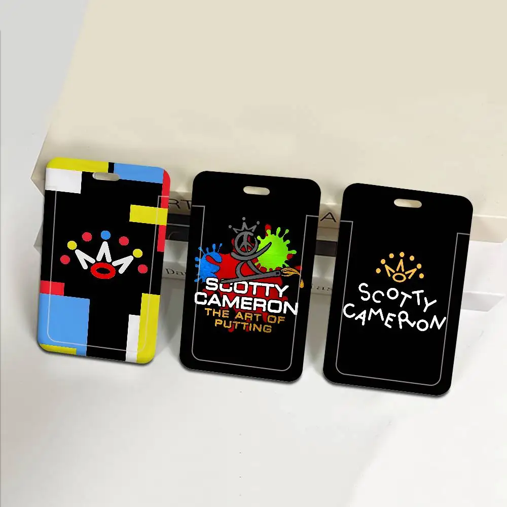 Porta Tarjetas de Identificación de Plástico para Golf, S-scotty, C-camerons, Tarjetas de Autobús, Tarjetas Bancarias, Tarjetas de Trabajo, Porta Credenciales, Porta Tarjetas de Enfermería