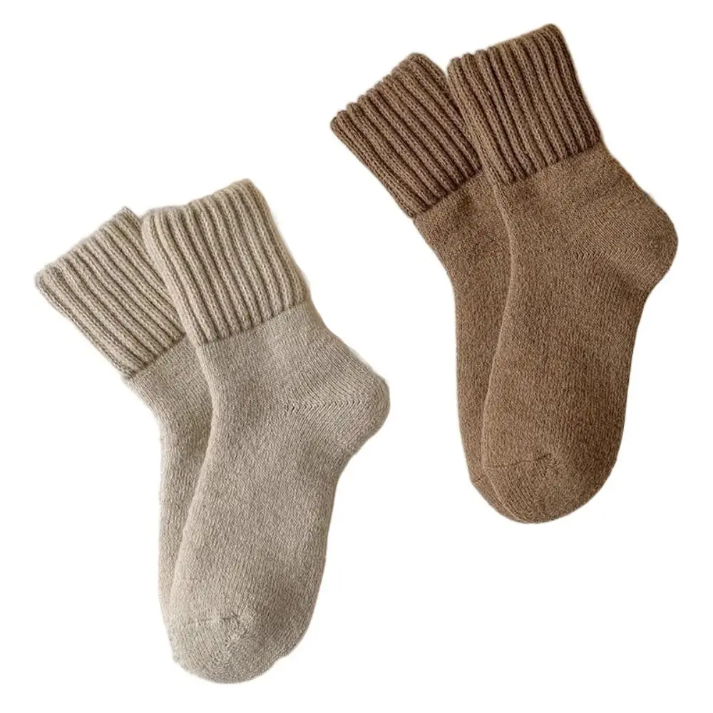 الإبداعية بلون سميكة جوارب من الصوف. مريحة سوبر سمكا الشتاء الجوارب ضد الجوارب الحرارية الباردة لباس غير رسمي