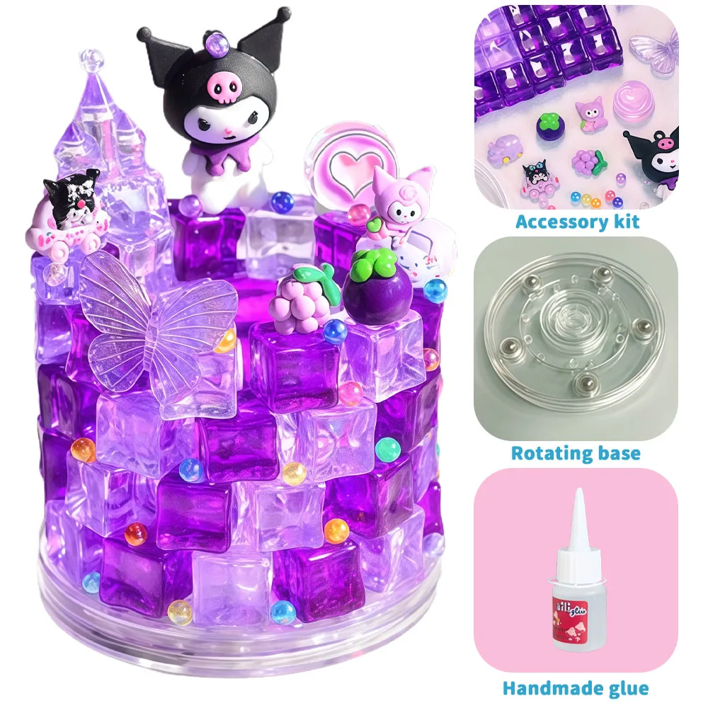 طقم حامل أقلام أكريليك DIY |   ألعاب حرفية كريستالية لحفلات الأطفال | حامل القلم الدوار |   ألعاب تخفيف التوتر للبالغين والأطفال #1