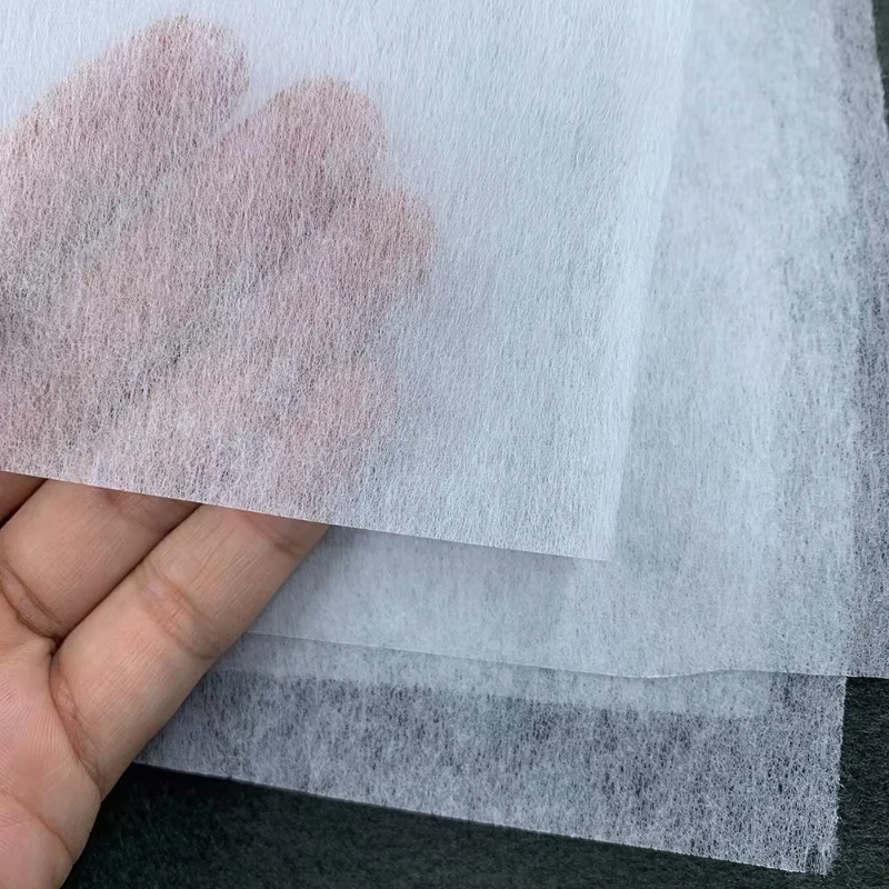 Tela no tejida blanca para bordar, entretela de algodón antiarrugas para muñecas, material de bricolaje hecho a mano para manualidades del hogar, papel para fijar formas