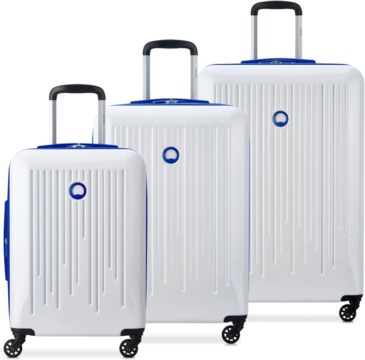 Delsey Paris Christine Hardside 3-Piece Set, Expandable Luggage With 4 Spinner Wheels, Lightweight Suitcase, 20