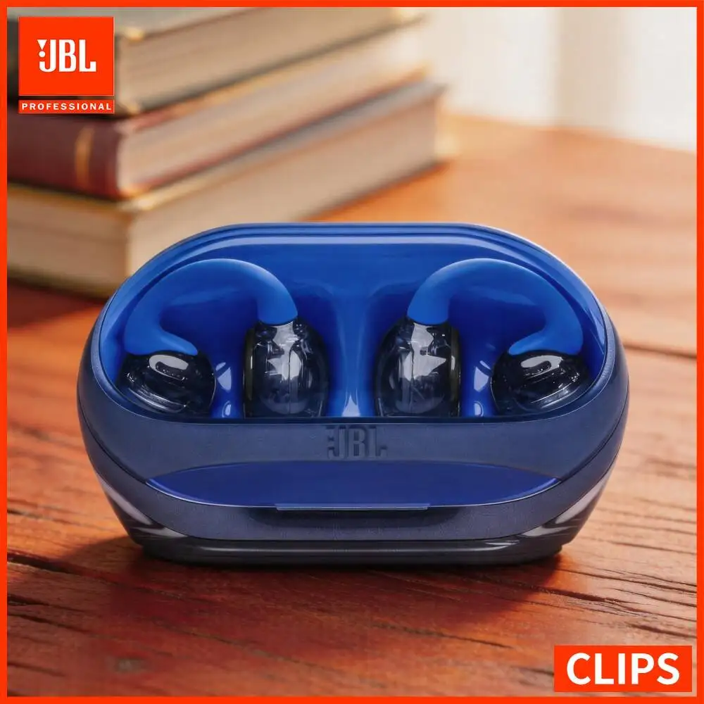 JBL Soundgear Clips Wireless Bluetooth Earphones 11mm Audio Driver Touch‑Sensitive Control 4‑Mic Noise‑Optimized Call Earbuds