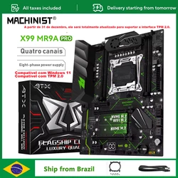 MACHINIST MR9A PRO X99 마더보드 LGA 2011-3 지원 인텔 제온 E5 V3 V4 시리즈 CPU 프로세서 DDR4 ECC RECC RAM ATX NVME M.2