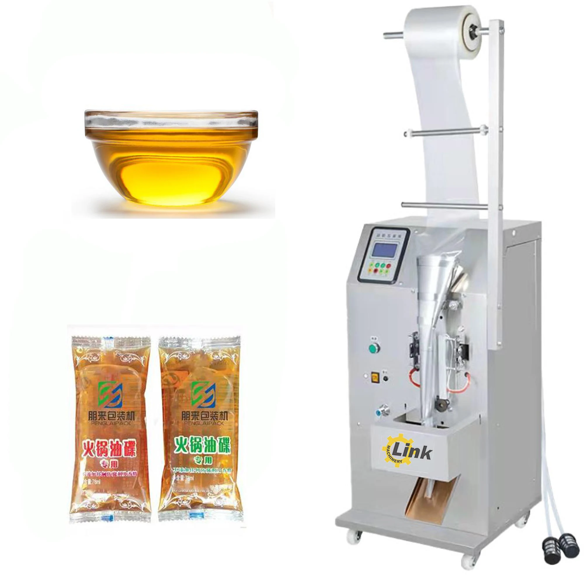 Factory Sale Automatic Efficiency Pure Milk Water Pouch Orange Juice Oil Packing Packaging Machine