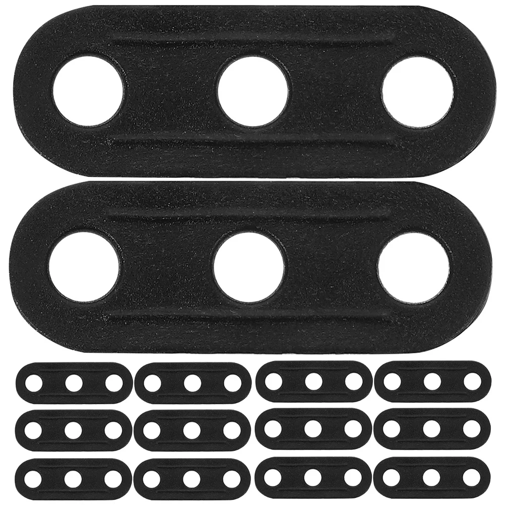 

150Pcs 3-Hole Tent Rope Adjuster Plastic Rope Tightener for Camping Backpacking Outdoor Guyline Tensioner Cord Tightener