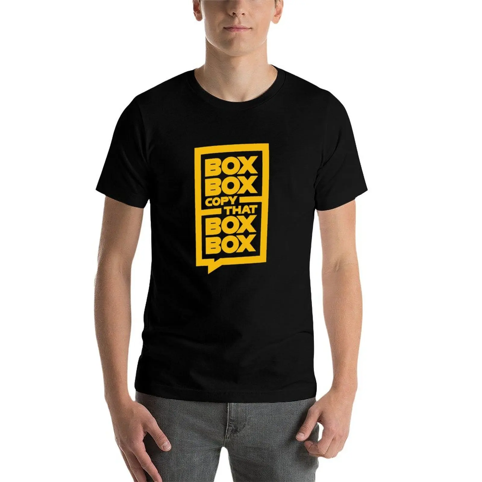 Picture 4: Box Box, Copy That, Box Box' F1 Message Design T-Shirt Large Size Short Sleeve T-Shirt