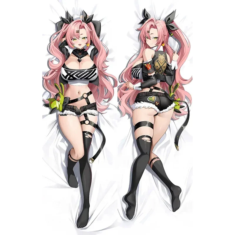 Lyou 2025 نيكول ديمارا Dakimakura Zenless Zone صفر غطاء وسادة المعانقة كيس وسادة كامل Otaku الجسم المخدة المنزل ★ ★ ★   كك.