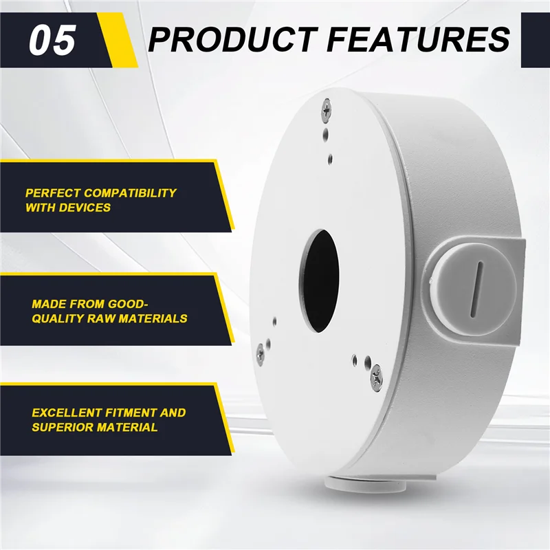 

【Hot Cake】PFA13G Waterproof Junction Box IP Camera Bracket Mount Foripc-HDW2841T-S, IPC-HDW2849T-S-IL Cameras