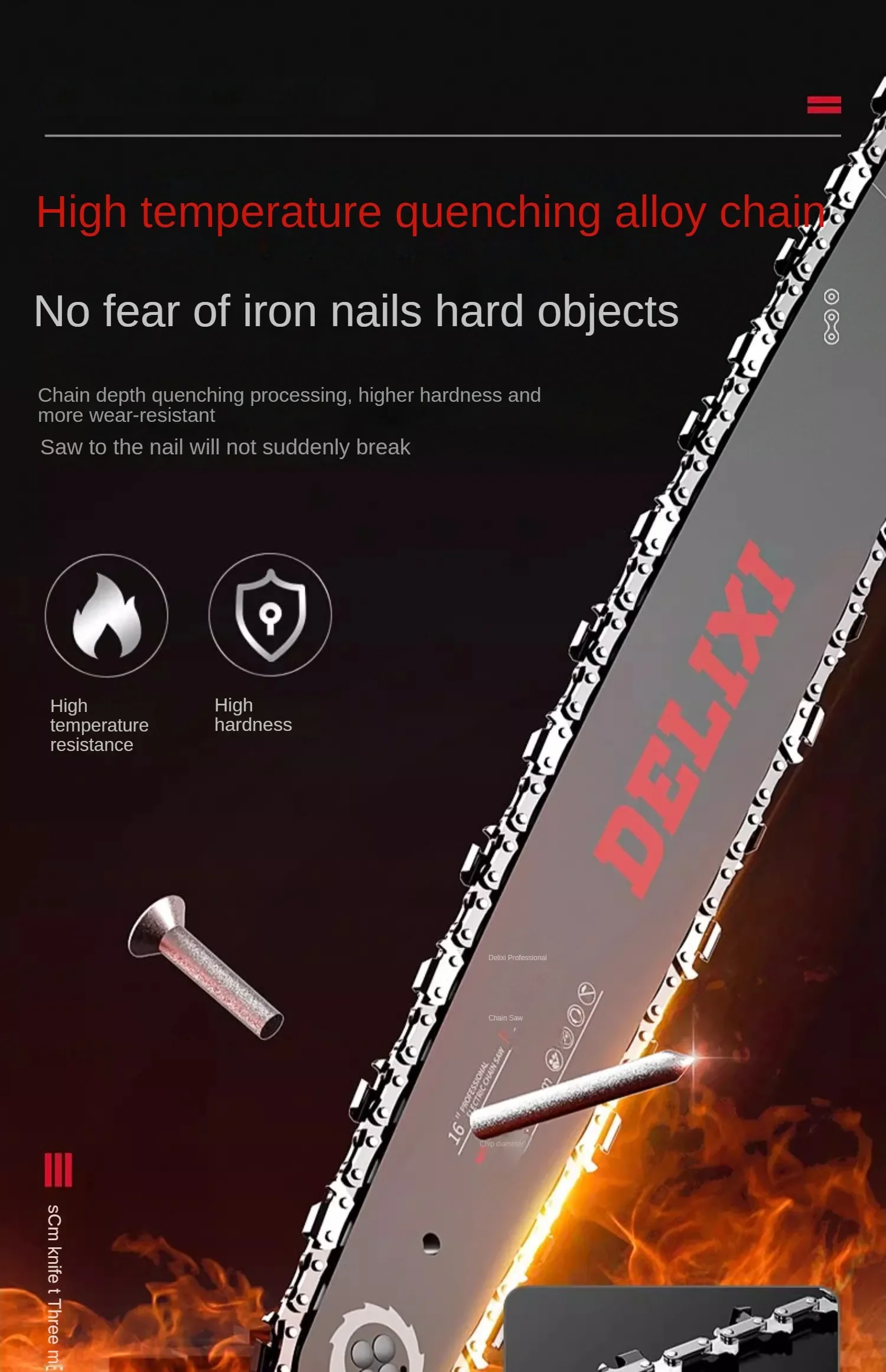 220V Efficient Cutting with DeWalt Mini Electric Chainsaw for Home Use