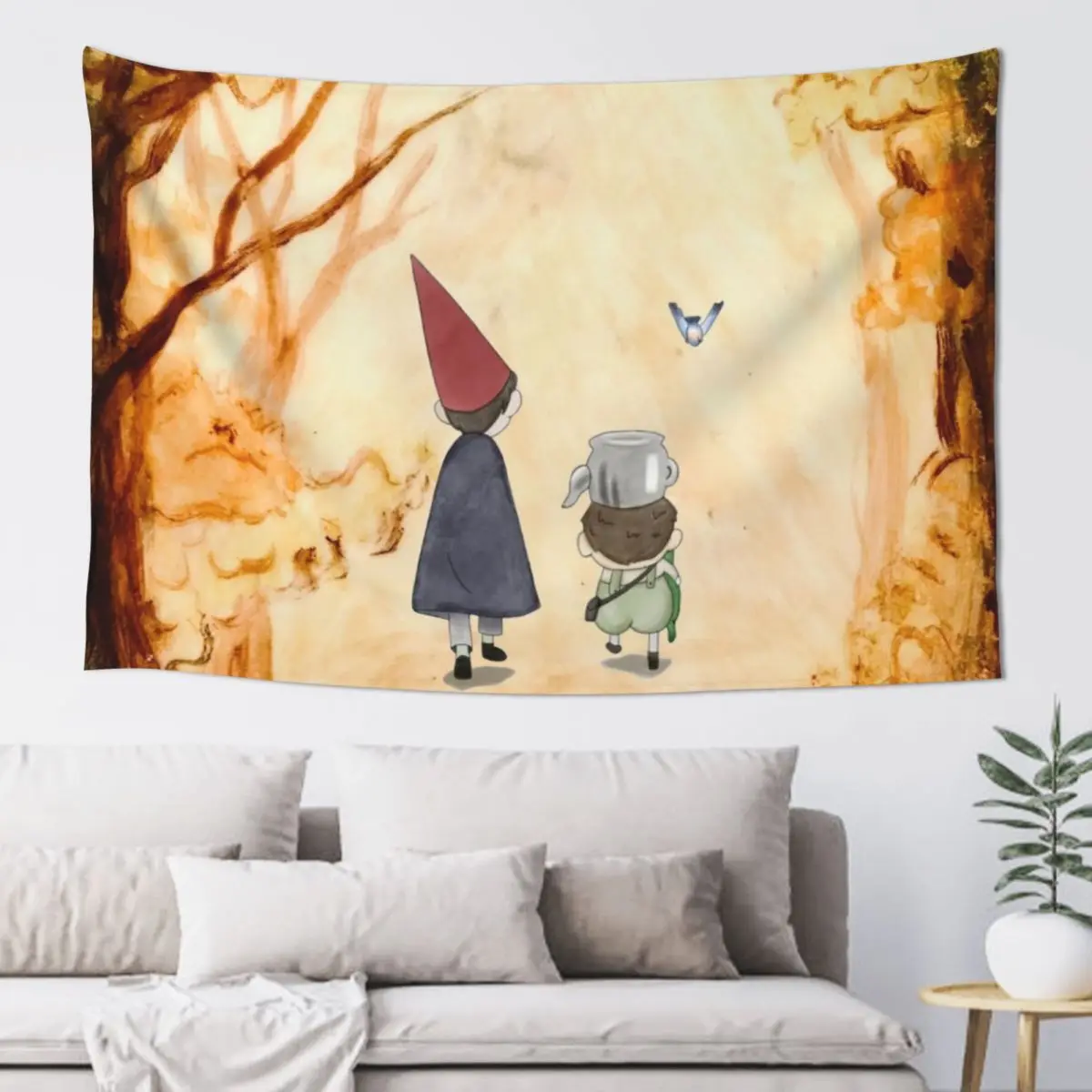 

wirt, greg, and beatrice with watercolor background Tapestry Room Aesthetic Decor Room Design Tapestry