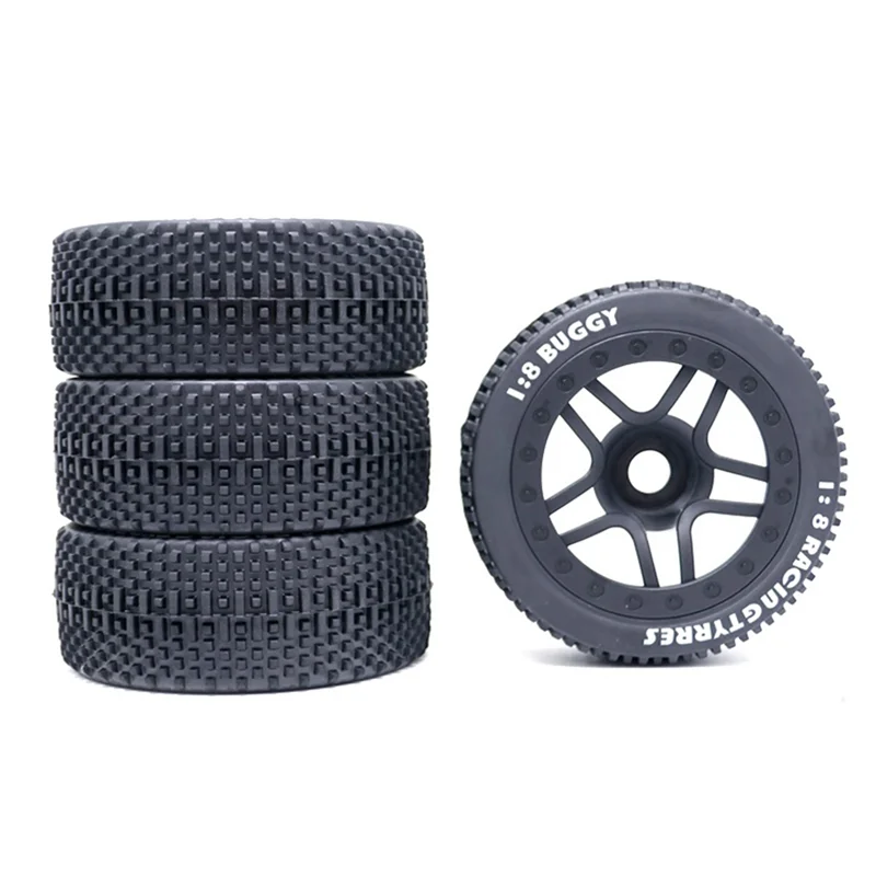 111mm 1/8 Scale RC Off Road Buggy Tires Wheel 17mm Hex for ARRMA Typhon Redcat Team Losi Kyosho VRX HPI HSP Hobao