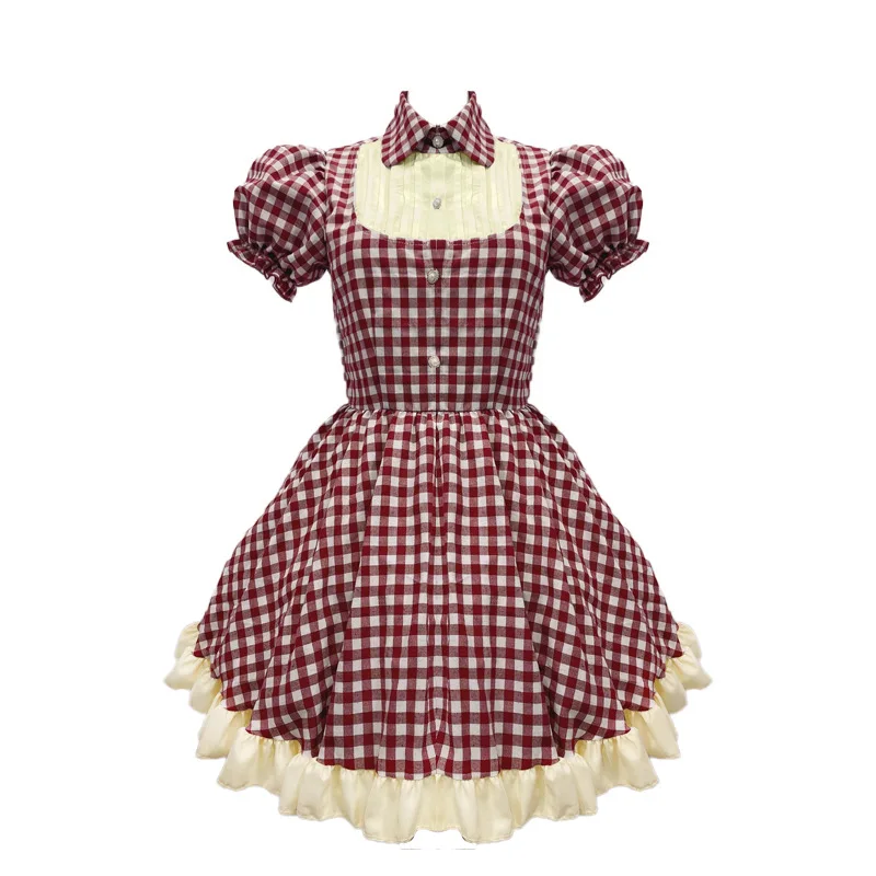 Halloween Bühnenshow Kostüm Diener Mädchen Cosplay Kleider Lolita Dienst mädchen Kostüm Café Outfit Kellnerin Uniform Kleid Frauen Kleidung