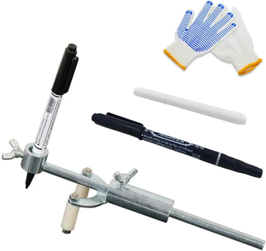 Practical Wheel Eyebrow Rib Line Parallel Drawing Tool Data Recovery Portable Car Repairing Scriber Marking