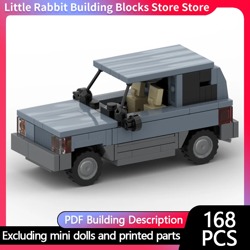 City Car Model MOC Building Bricks Small Multi-Functional Vehicle Modular Technology Children Holiday Gifts Assemble Toys Suit