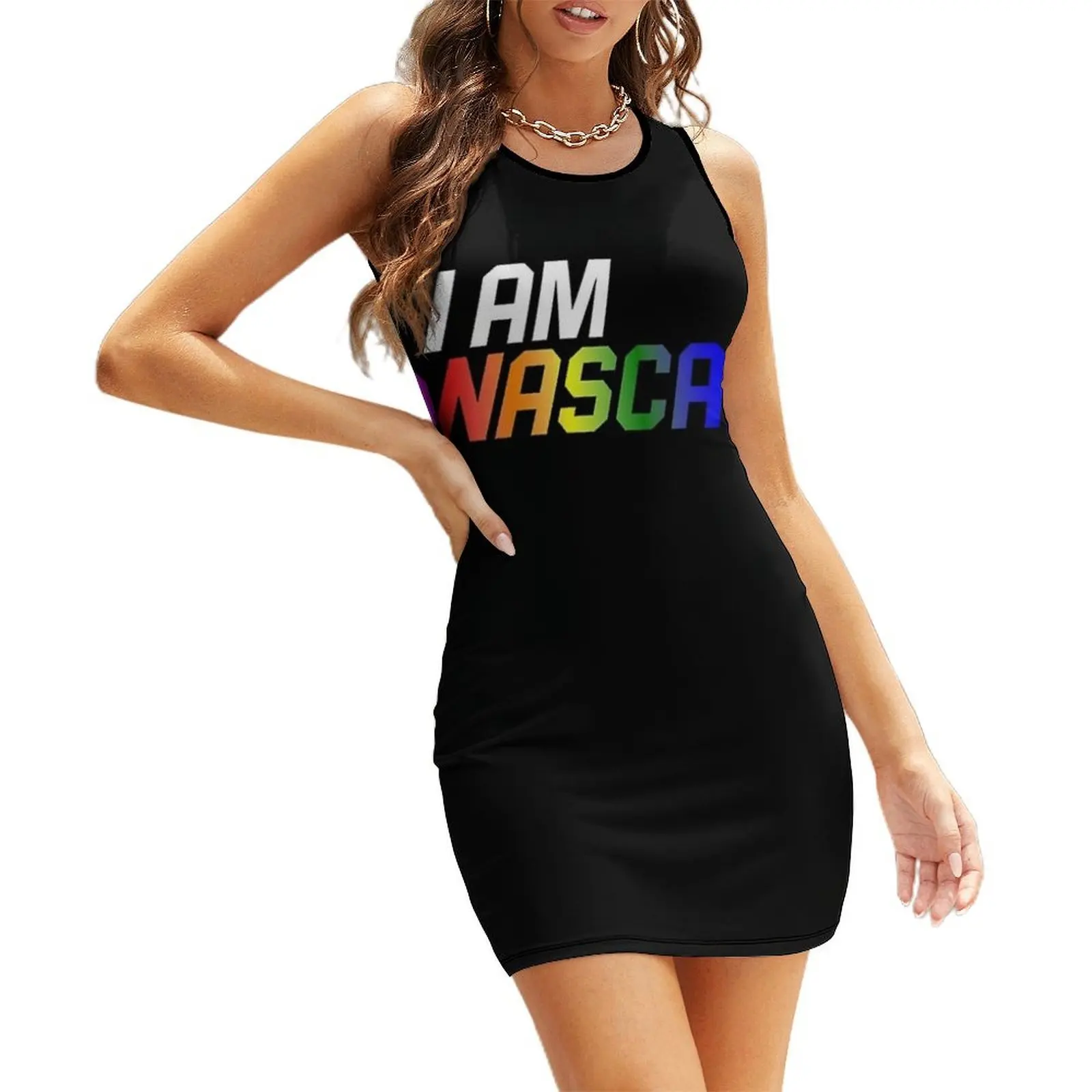 

nascar pride Sleeveless Sundress dresses for prom summer dress woman 2025 Bride dresses evening dresses women