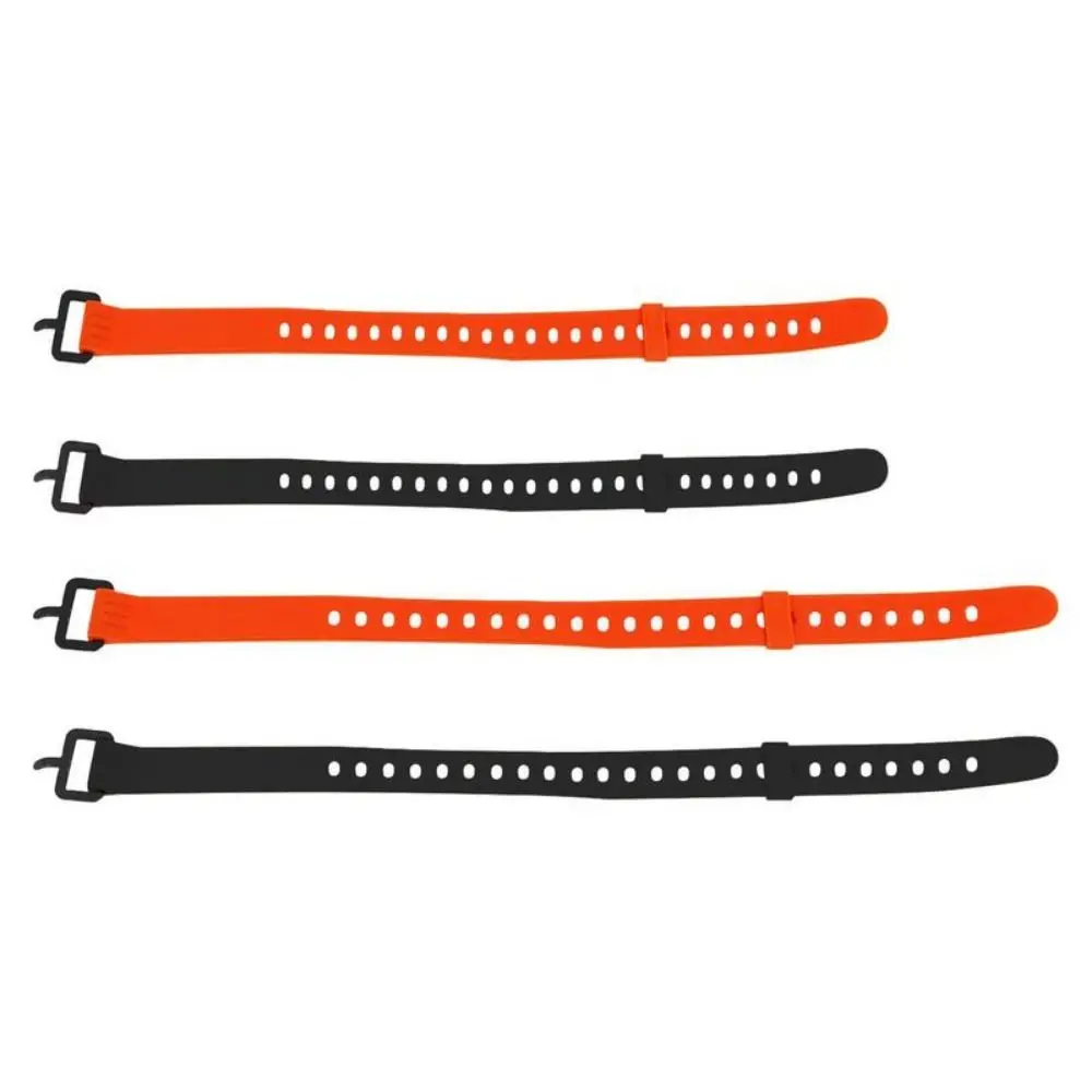 2Pcs Multi-purpose Rubber Tension Strap Unbind Quickly Compact Ties Cable Straps High Strength with Insert Buckle Fastener Tape
