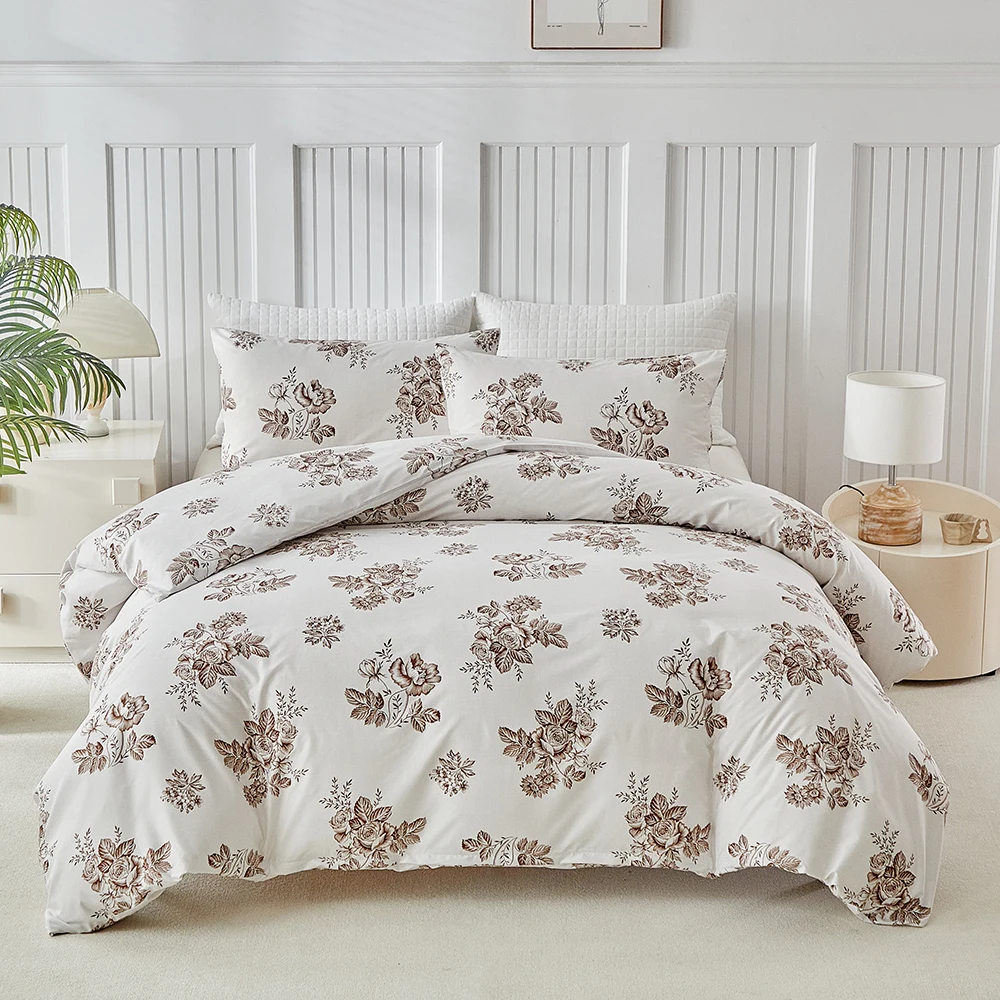 Duvet Cover Bedding Set Twin Full Queen King Size 135x200 Nordic Quilt Cover 240x220 Double Single Floral Bed Linen 200x200