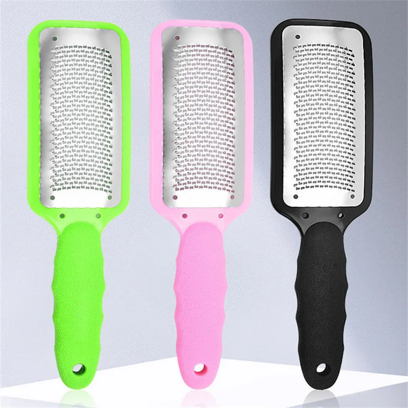Professional 1PC Double-Side Foot File Heel Grater For The Feet Pedicure Rasp Remover Metal Scrub Manicure Nail Tools
