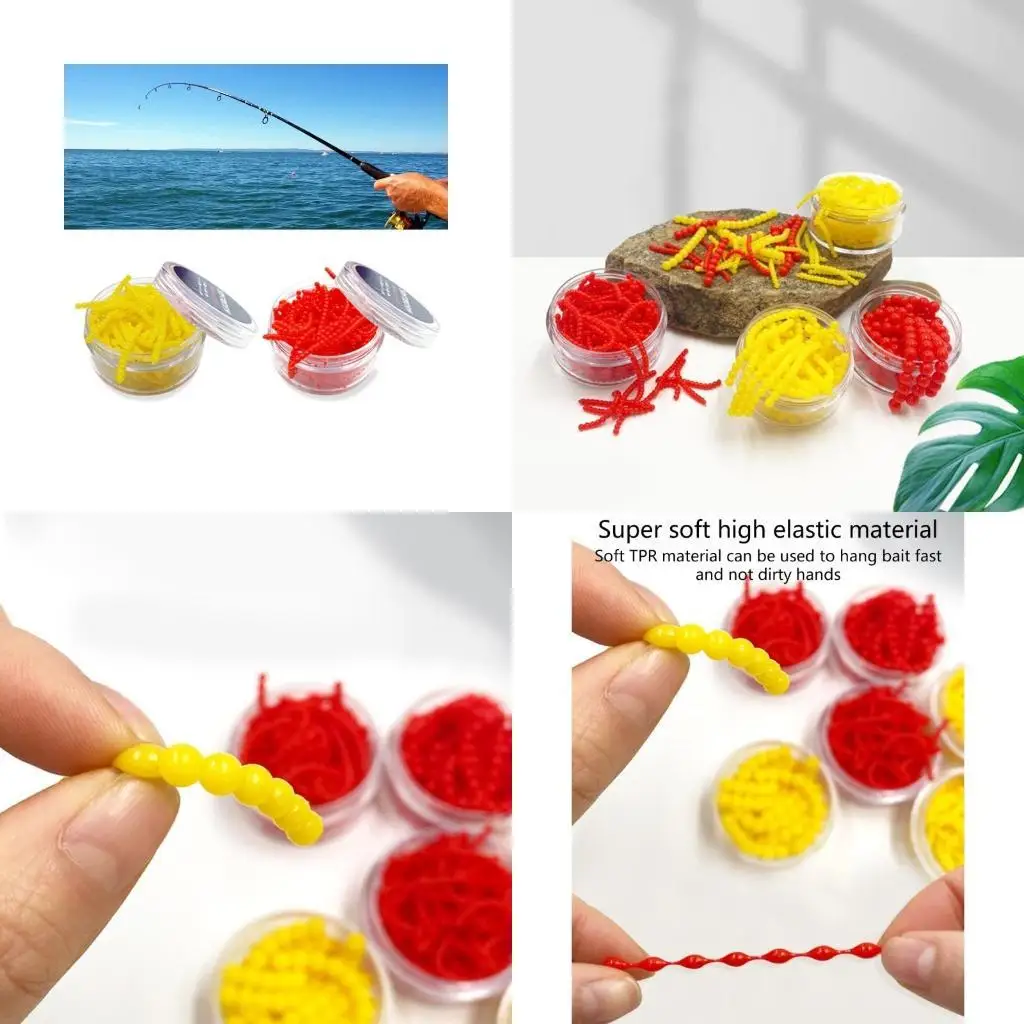 

Y1UC 2 Box Fishing Baits Floatings Ball Beads Feeders Artificial Baits Swimming Fishing Lure Swimbait Artificial Baits