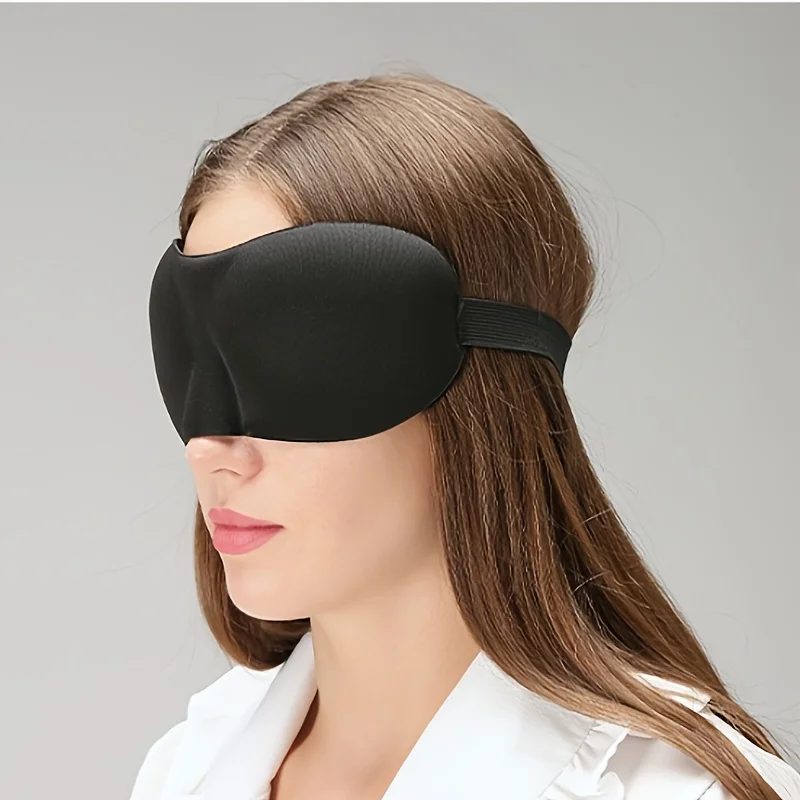 Upgraded 3D Contoured Unisex Eye Mask Light Blocking Breathable Fatigue Relief Sleep Eye Cover