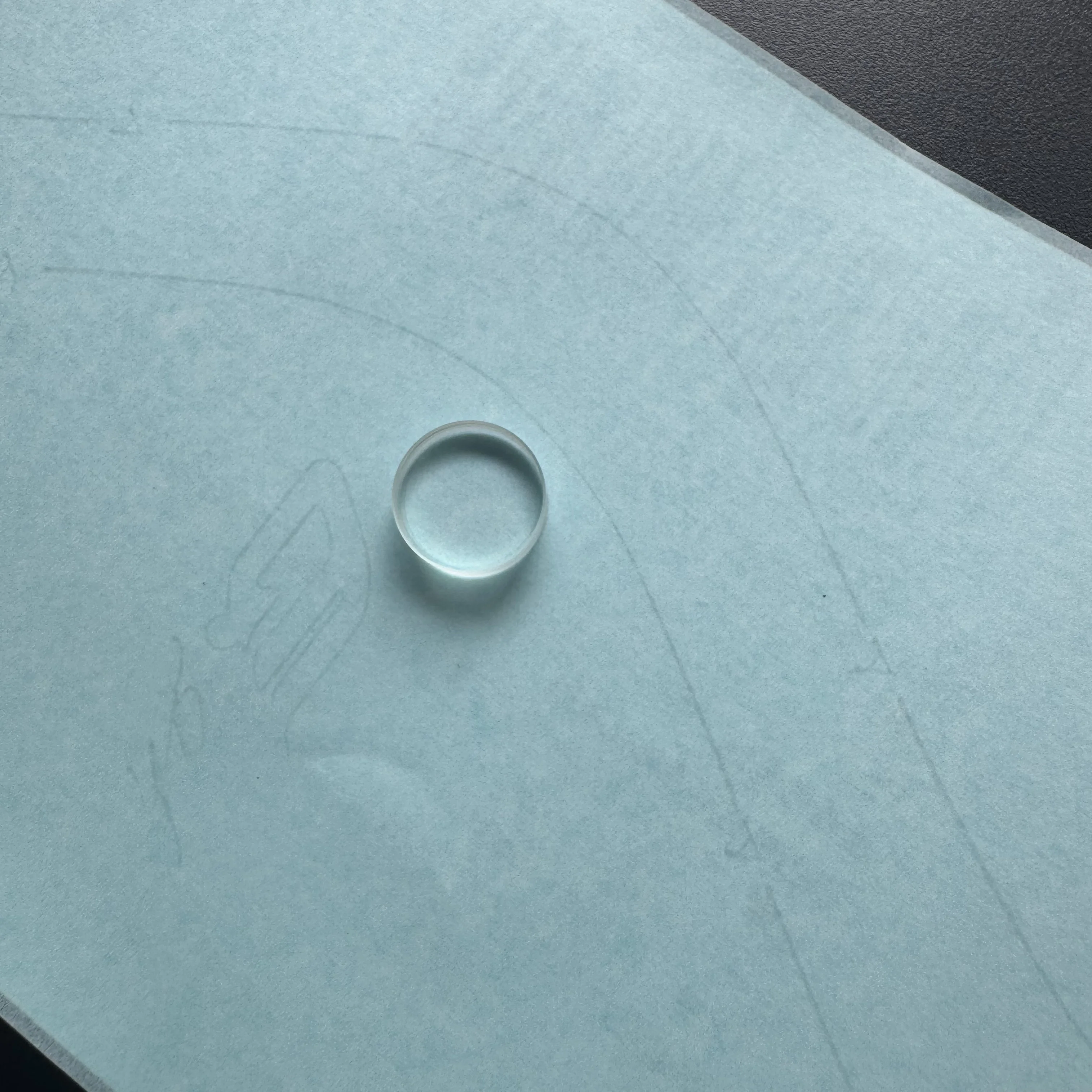 Lentille doublet optique cémentée achromatique de 12,5 mm de diamètre F=100 mm pour l'imagerie de focalisation