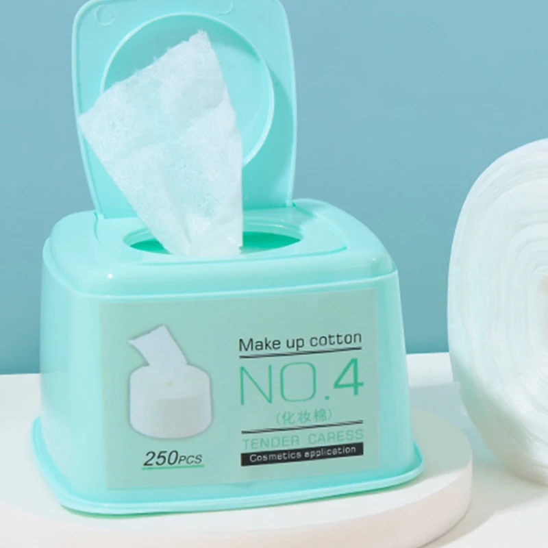 250 Clean Face Towel, Makeup Remover Cotton Soft Face Towelsunscented Cotton Tissues For Sensitive Skin,  Towelettes Disposable,