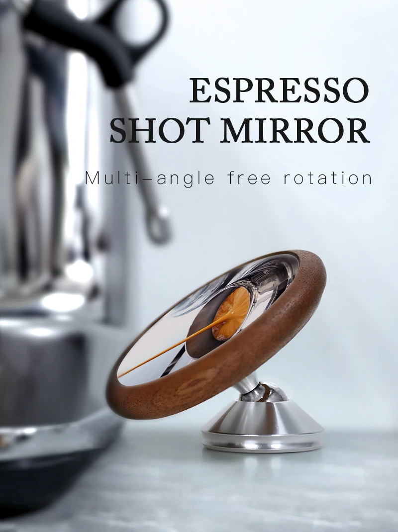 Kaffee Extraktion Spiegel Magnetische Halterung Boden Siebträger Objektiv Durchflussrate Beobachtung Espresso Zubehör Barista Werkzeuge – Detail 1